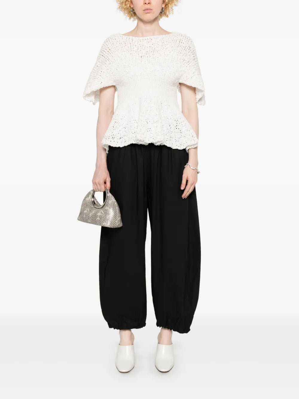 Cotton Tapered Trousers