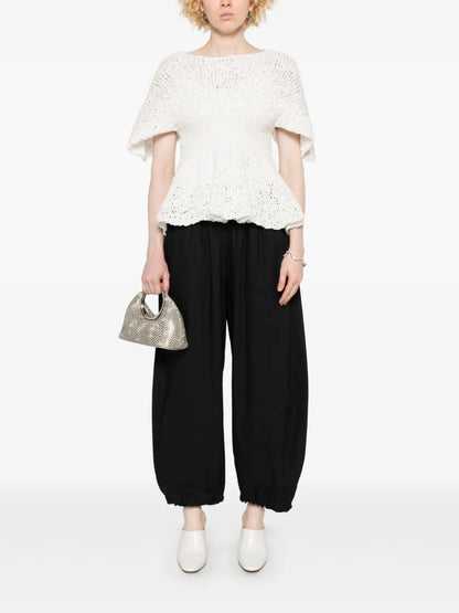 Cotton Tapered Trousers