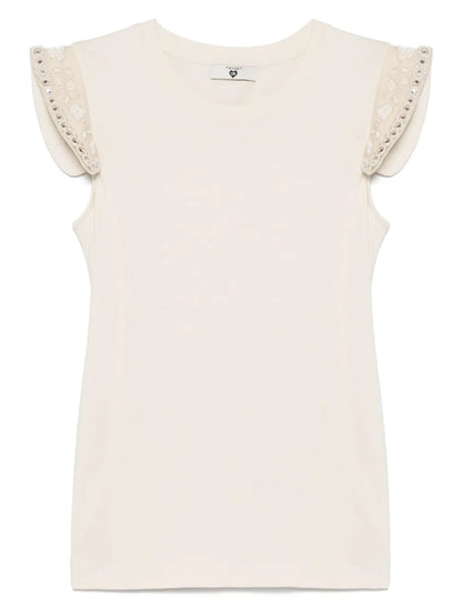 Bead-Detailing T-Shirt