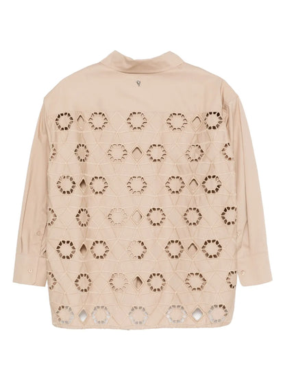 Embroidered-Motif Shirt