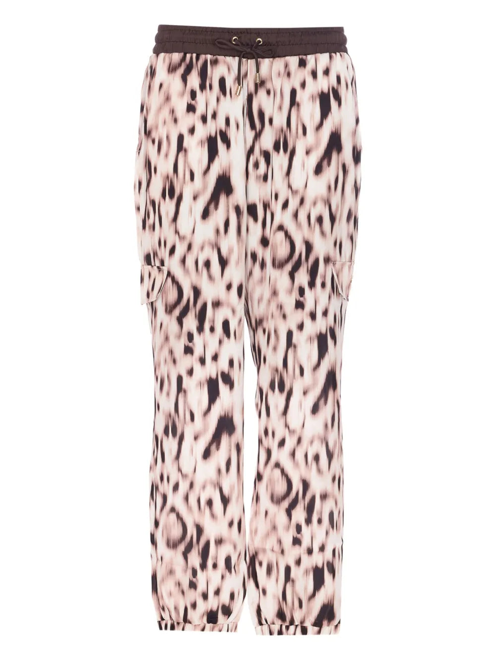 Animal-Print Track Pants
