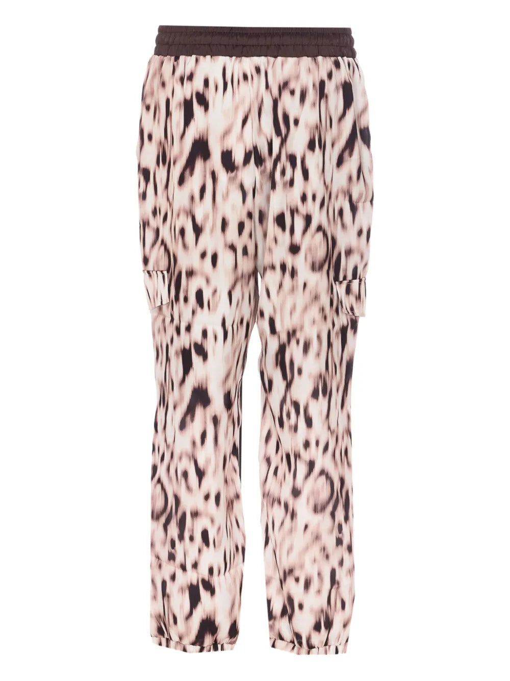 Animal-Print Track Pants