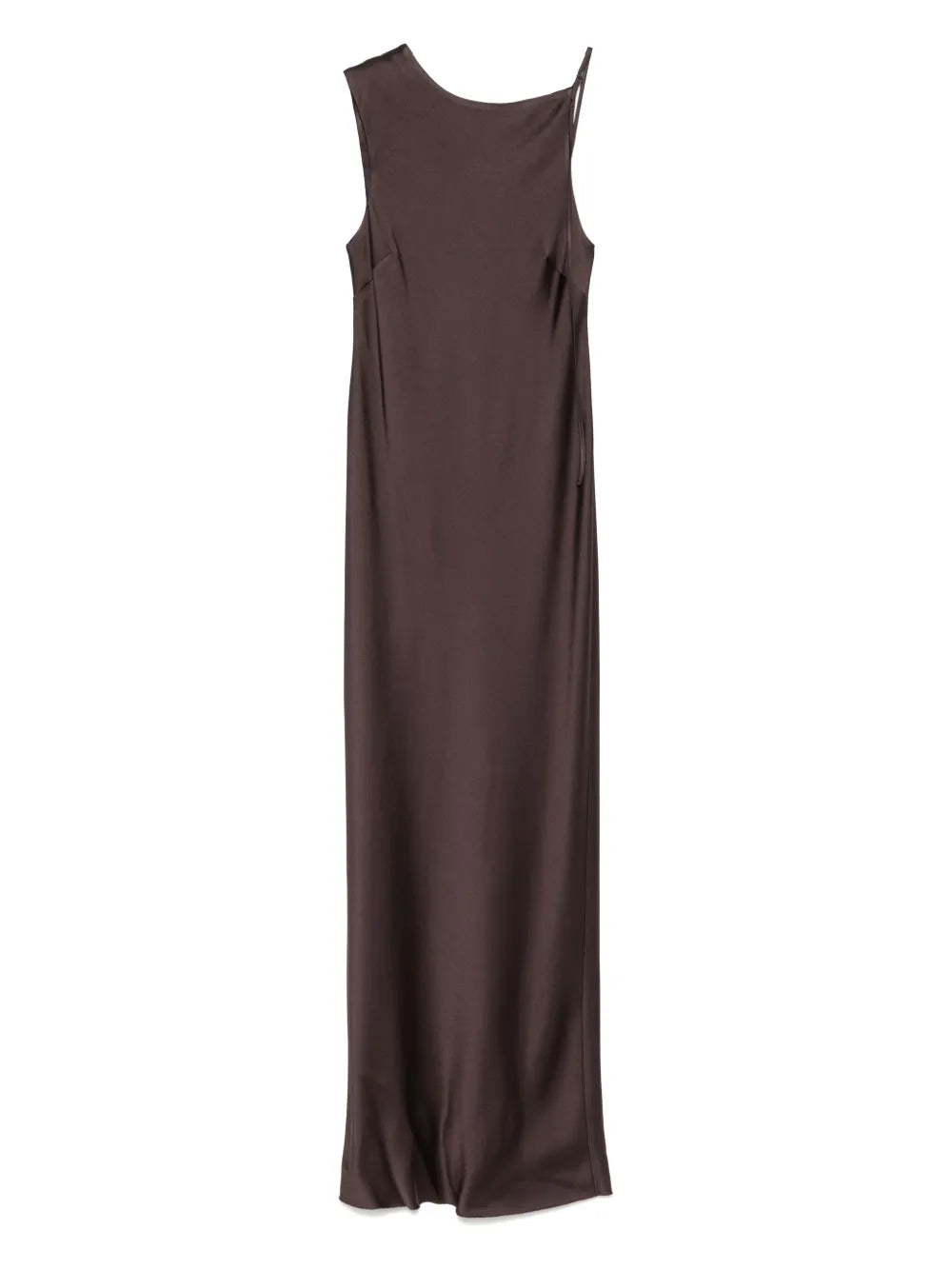 Asymmetric Satin Dress