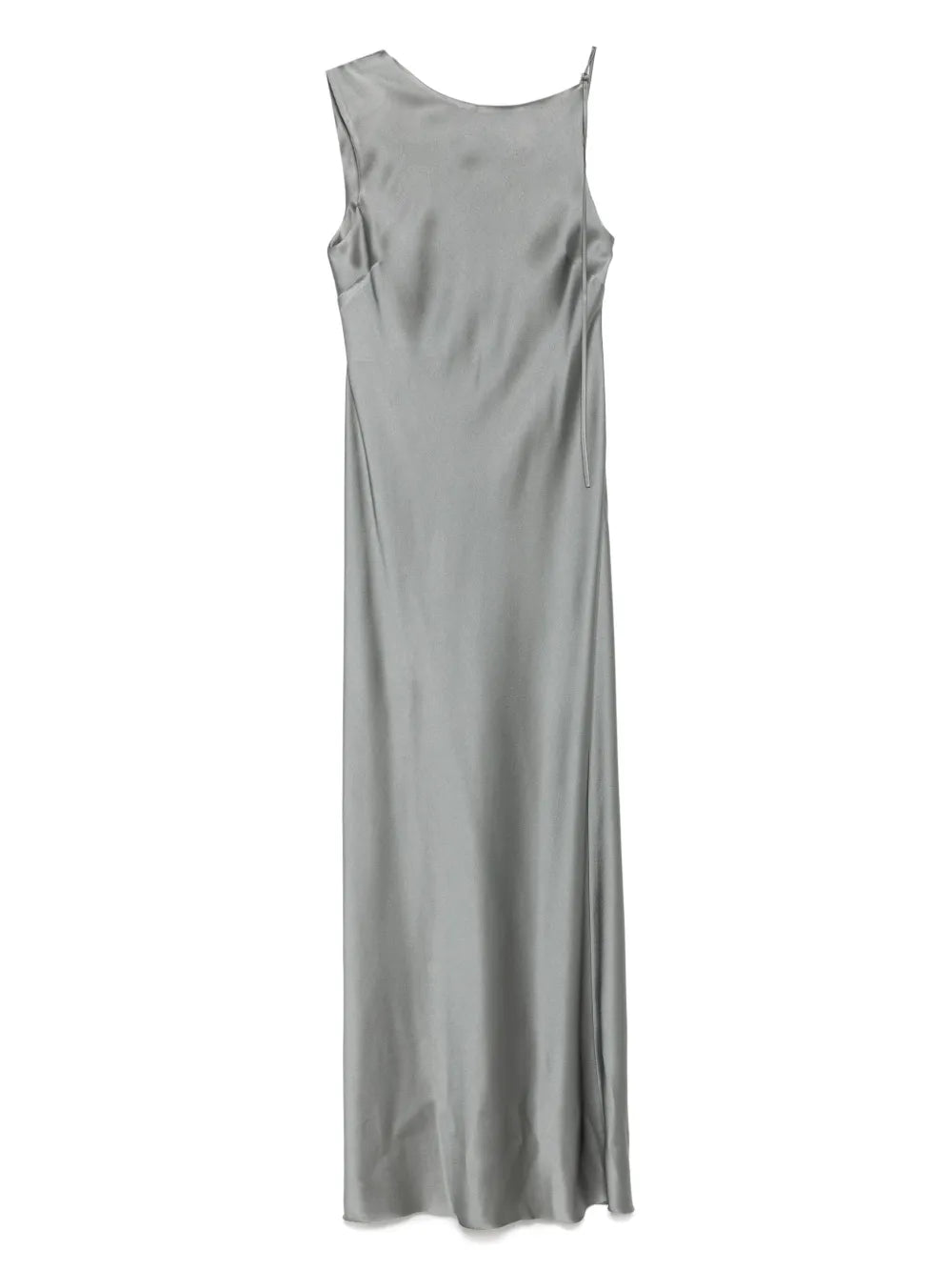 Asymmetric Satin Dress