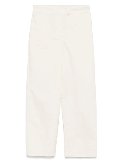 Cotton Cropped Trousers