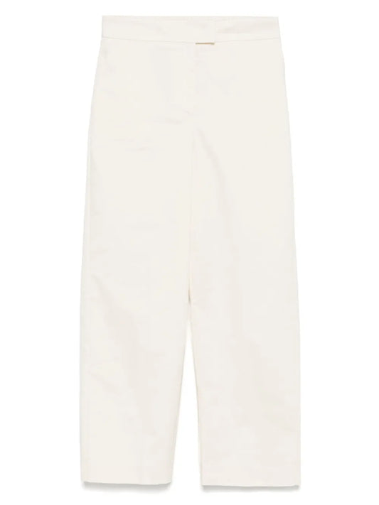 Cotton Cropped Trousers