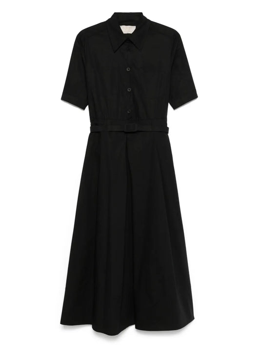 Pleated Shirt Dress