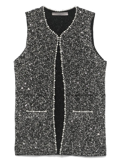 Sequin-Embellished Gilet