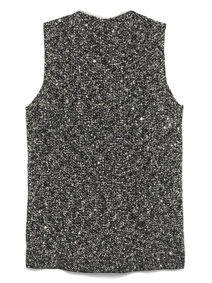 Sequin-Embellished Gilet