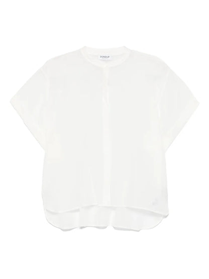 Band-Collar Shirt