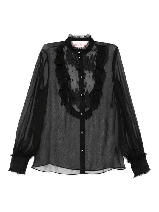 Ruffle-Detail Shirt