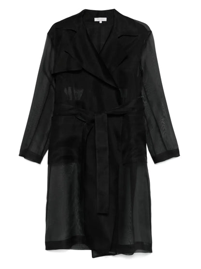 Silk Trench Coat