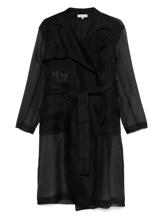 Silk Trench Coat