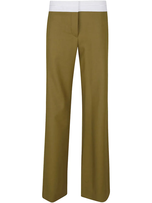 Straight-Leg Trousers