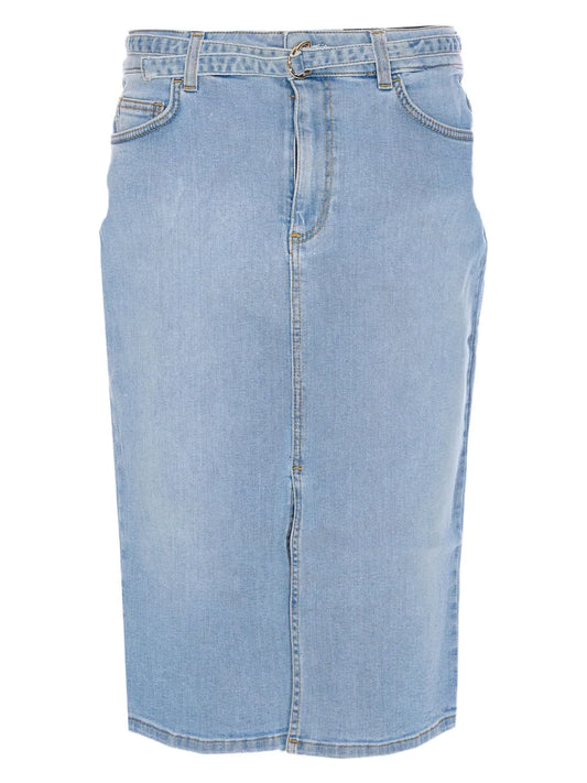 Denim Pencil Skirt