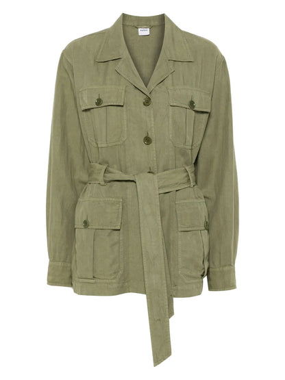 Belted Military Jacket