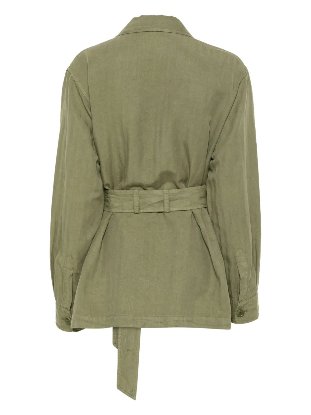 Belted Military Jacket