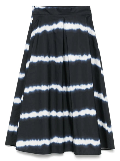 Tie-Dye Midi Skirt