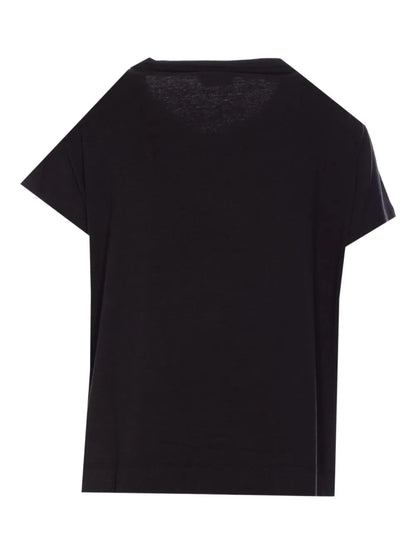 Slogan-Embroidered T-Shirt