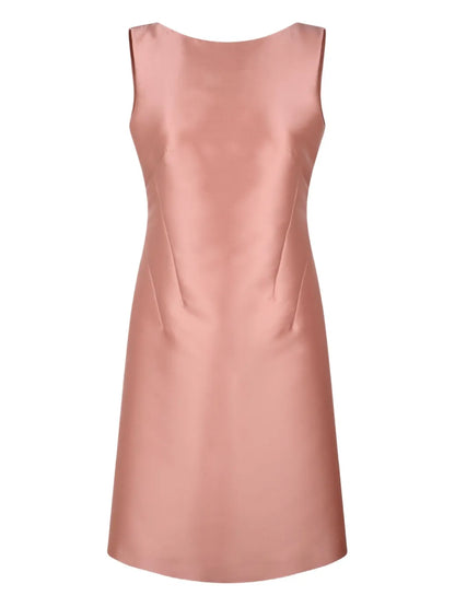 Satin Back-Bow Dress