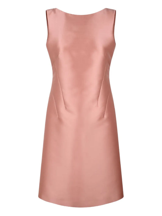 Satin Back-Bow Dress