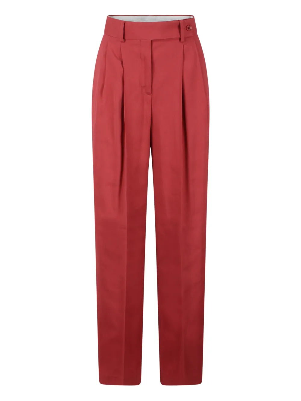 Pleated Wide-Leg Trousers