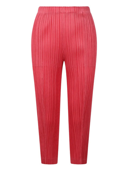 Pleated Cropped Trousers