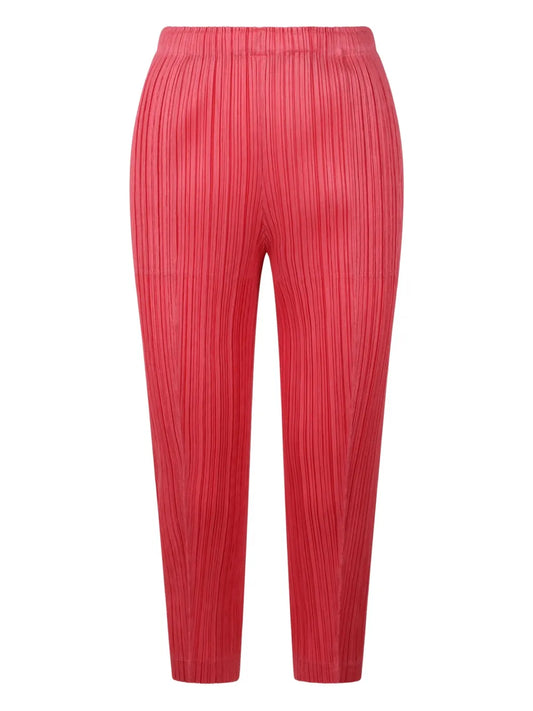 Pleated Cropped Trousers