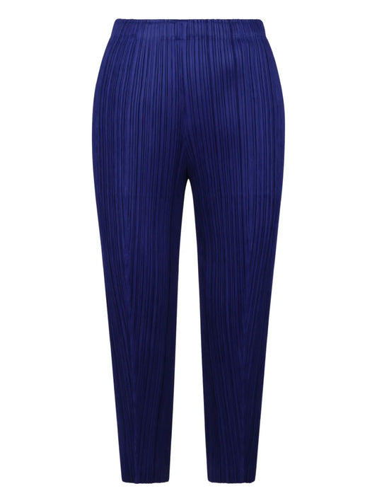 Pleated Cropped Trousers