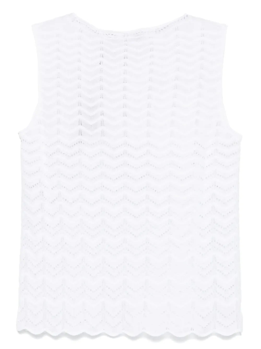 Pointelle-Knit Tank Top