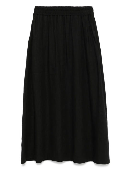 Linen Midi Skirt