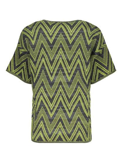 Zigzag-Pattern T-Shirt