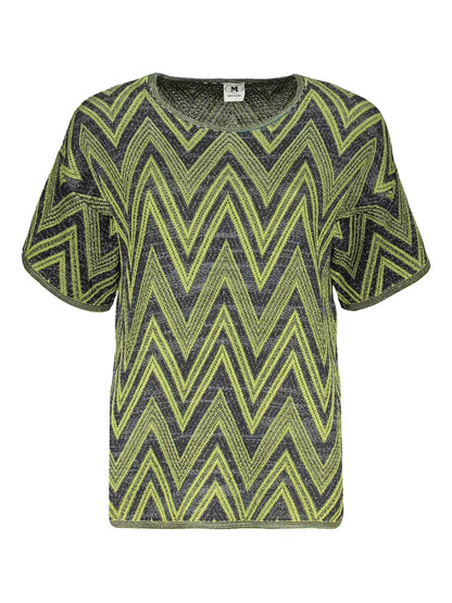 Zigzag-Pattern T-Shirt