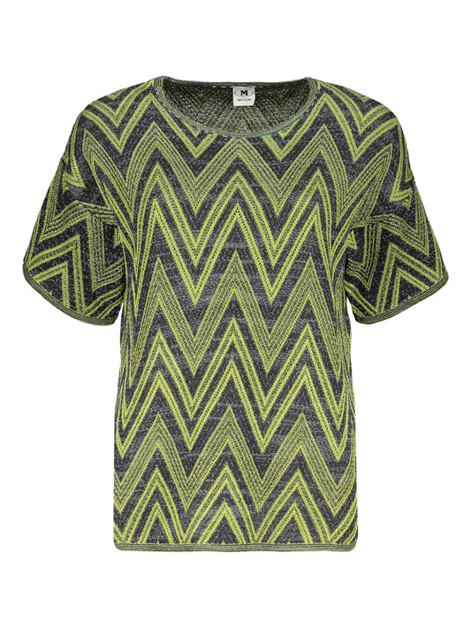Zigzag-Pattern T-Shirt