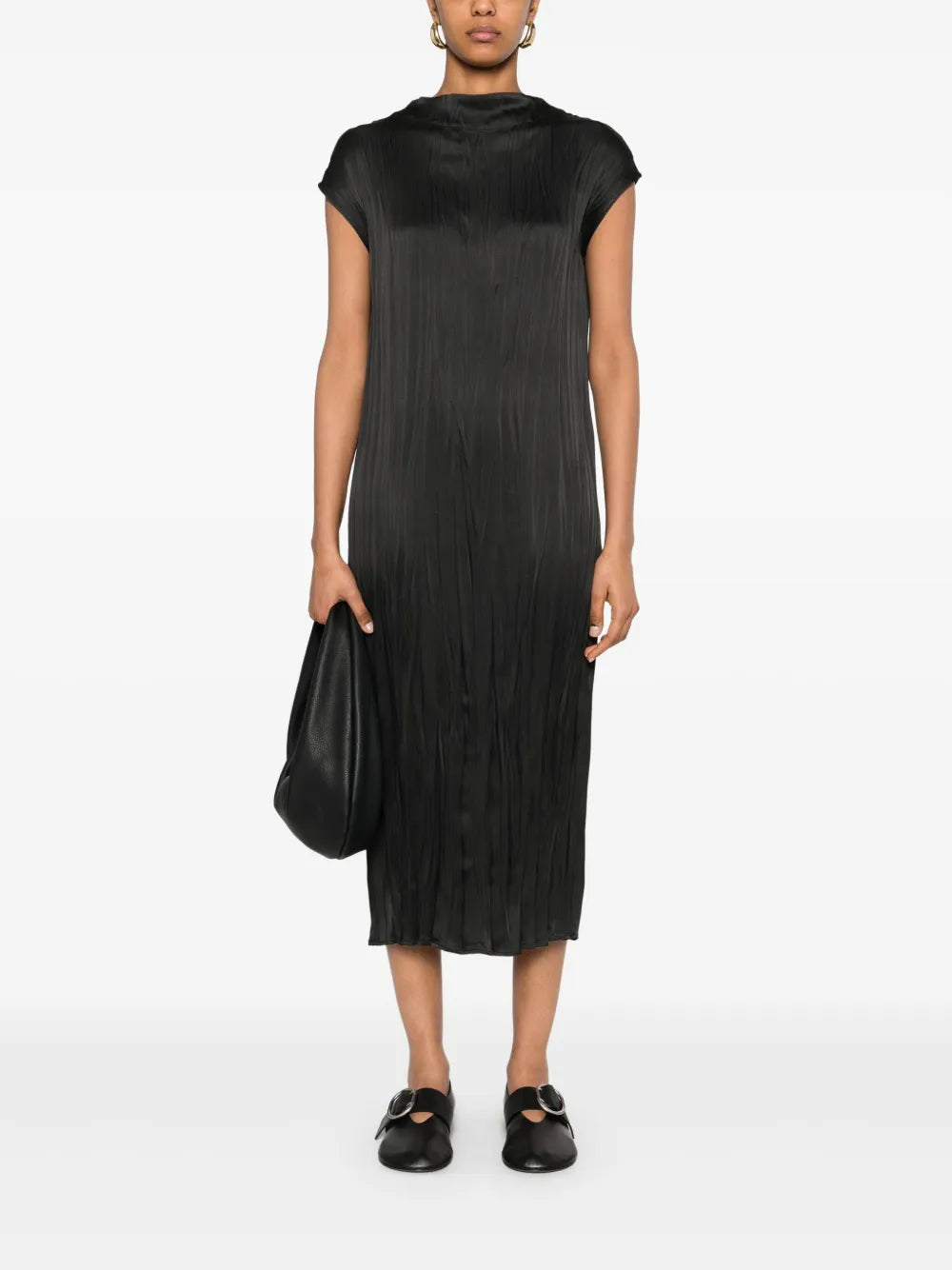 Satin Midi Dress