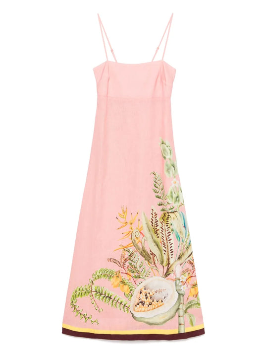 Papaya Midi Dress