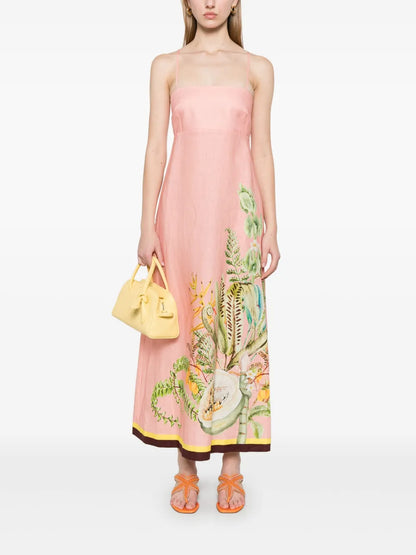 Papaya Midi Dress