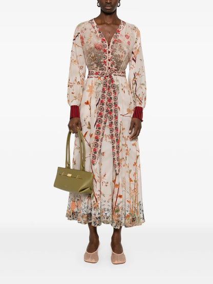 Trapezio Midi Dress