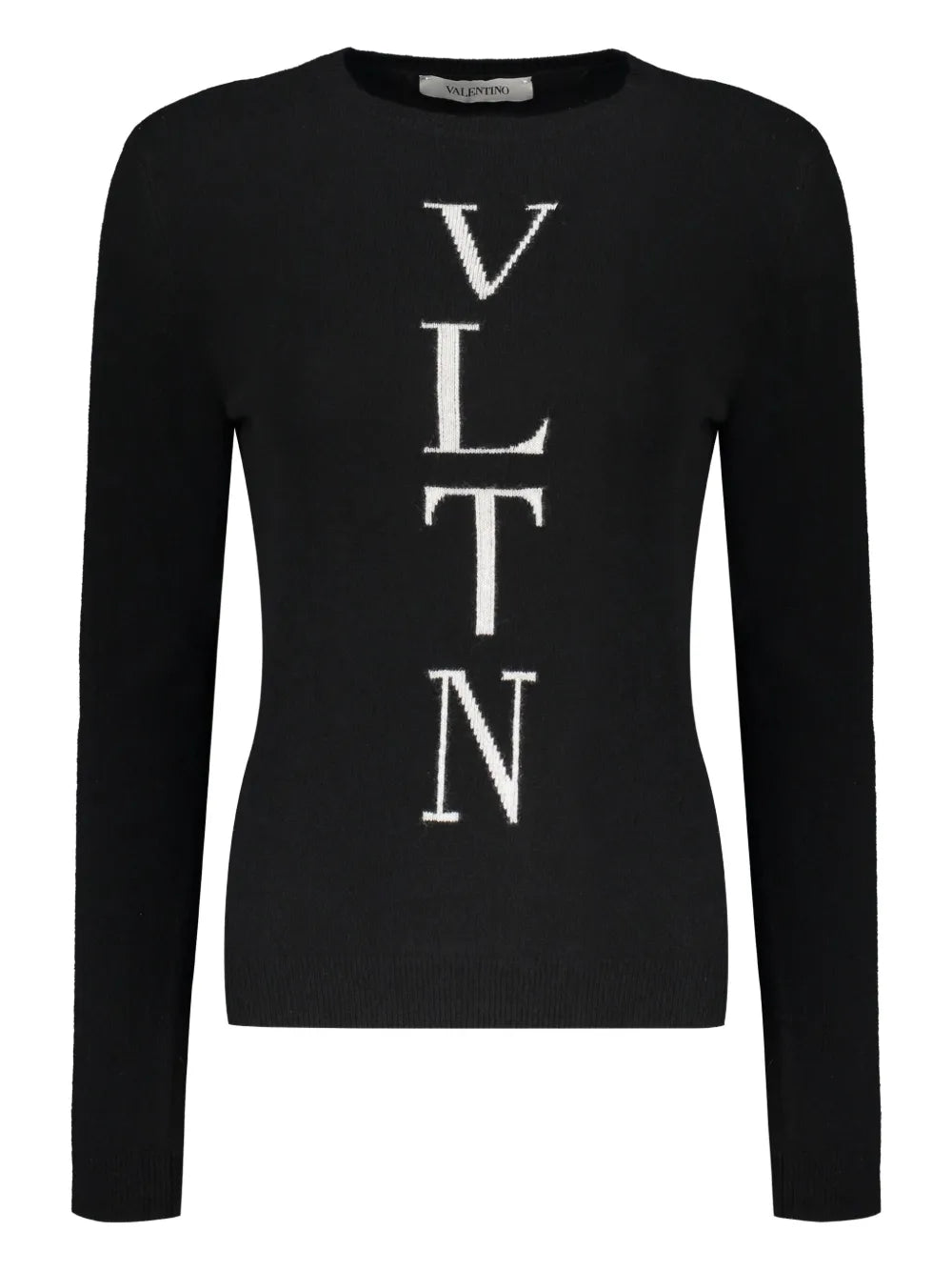 Intarsia-Knit Logo Jumper