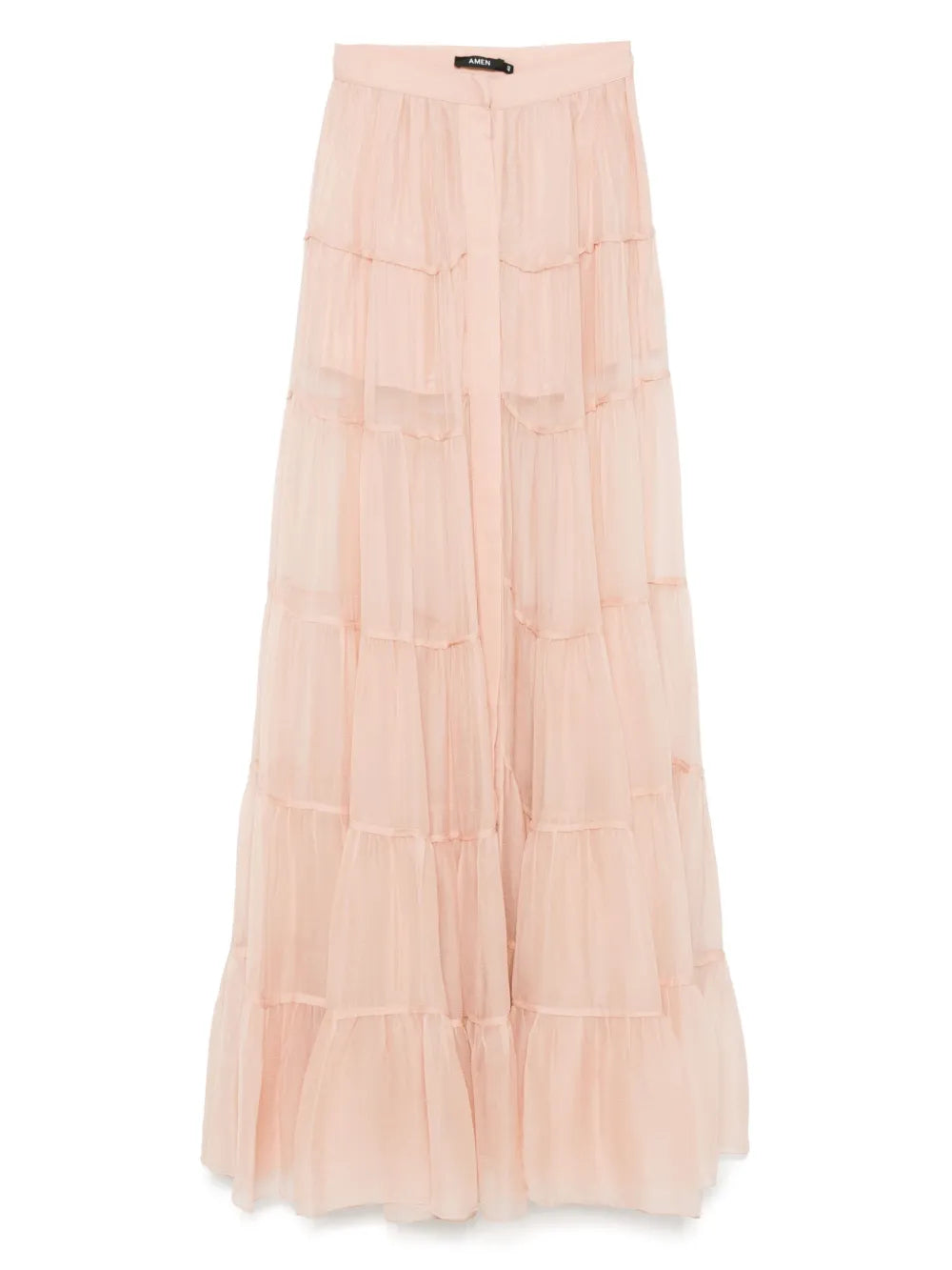 Silk Chiffon Maxi Skirt