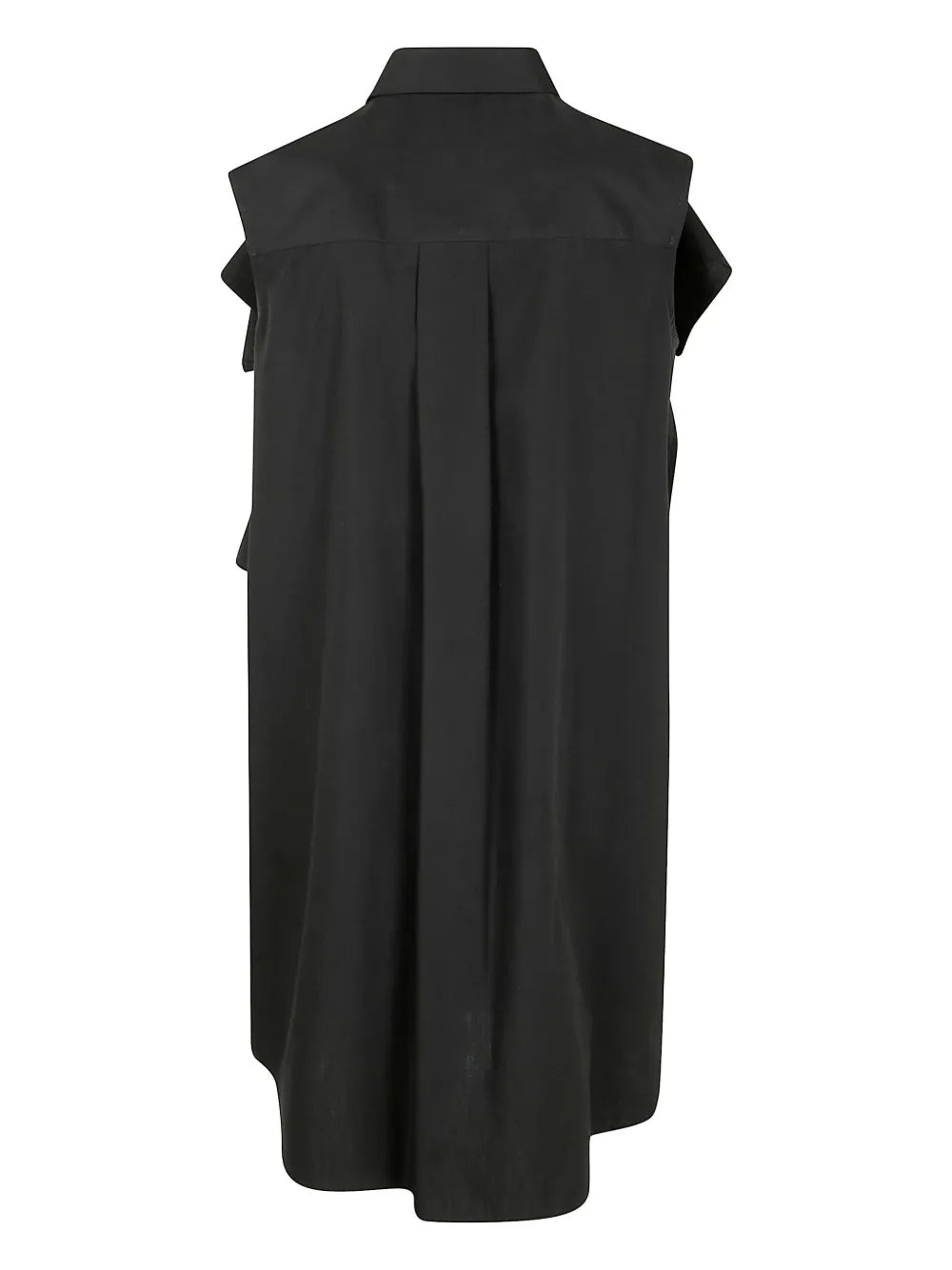 Ruffle-Detail Shirt Dress