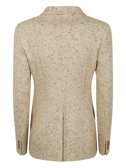 Sequin-Embellished Blazer