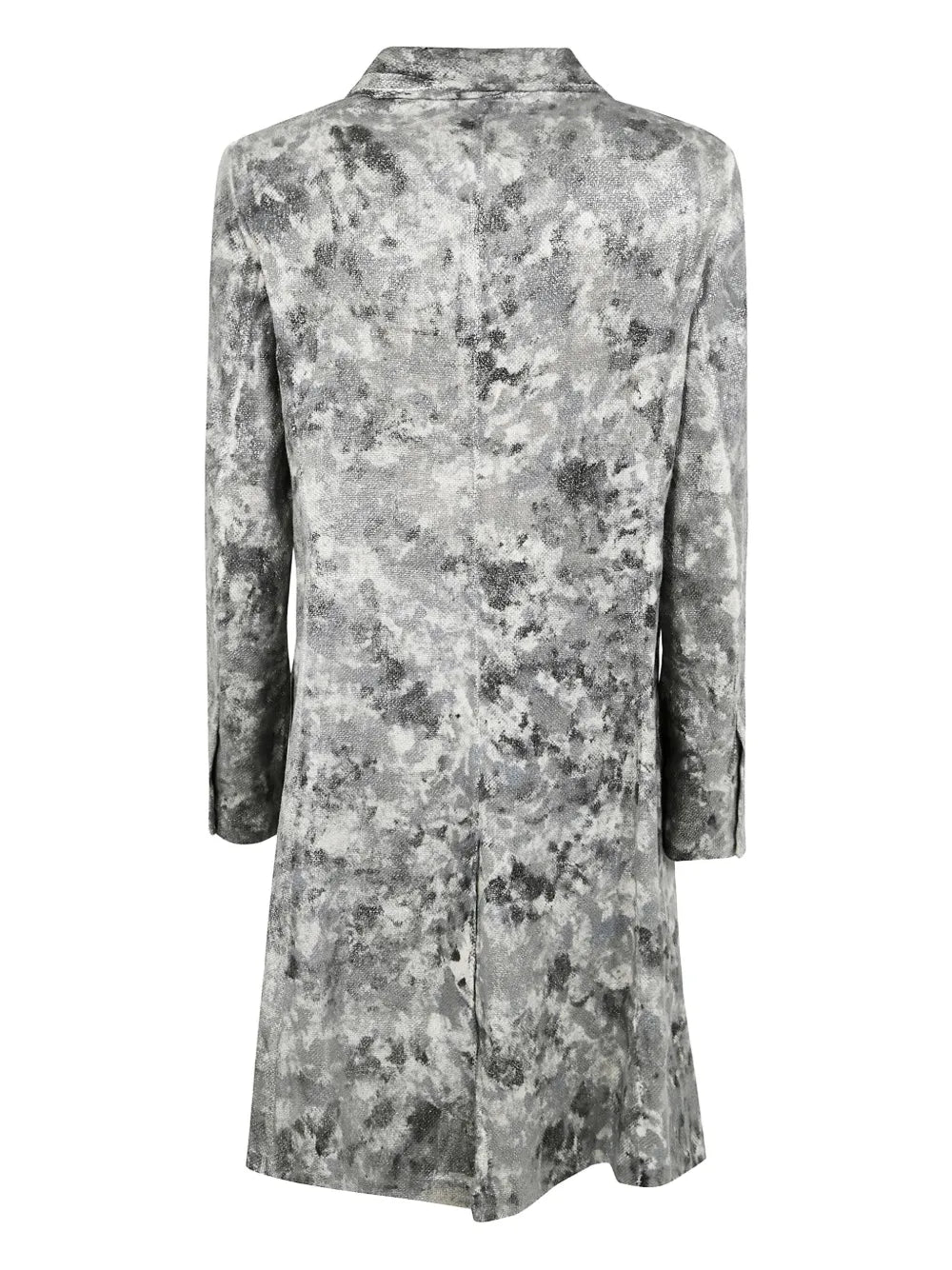 Lurex Abstract-Print Coat