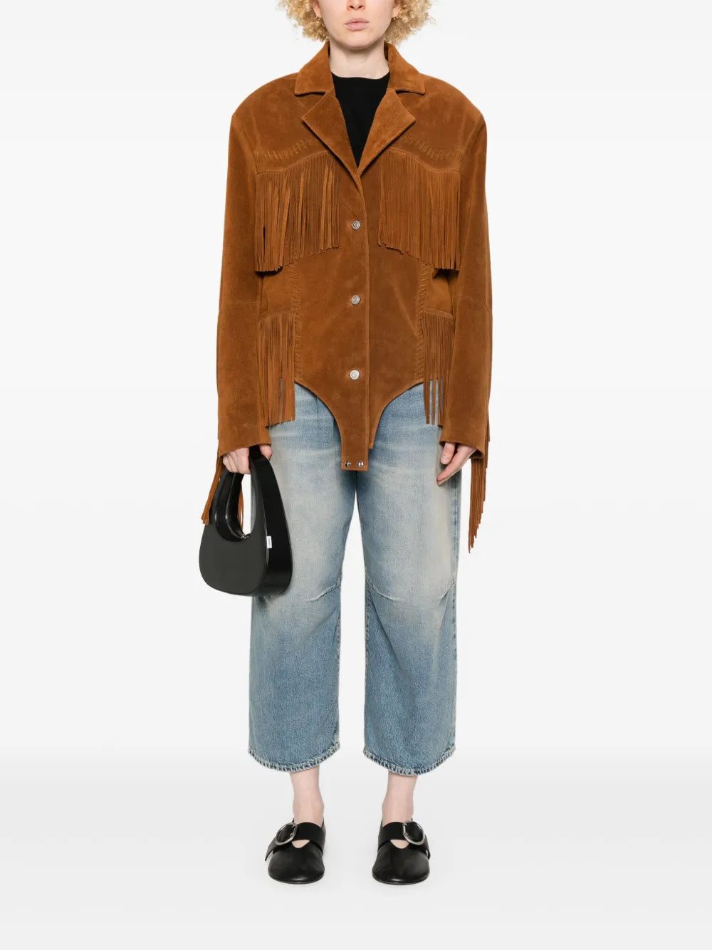 Suede Fringed Jacket