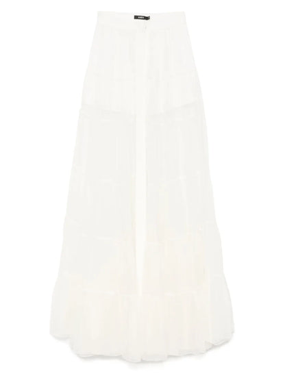 Silk Chiffon Maxi Skirt