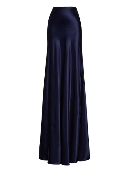 Satin-Finish Skirt
