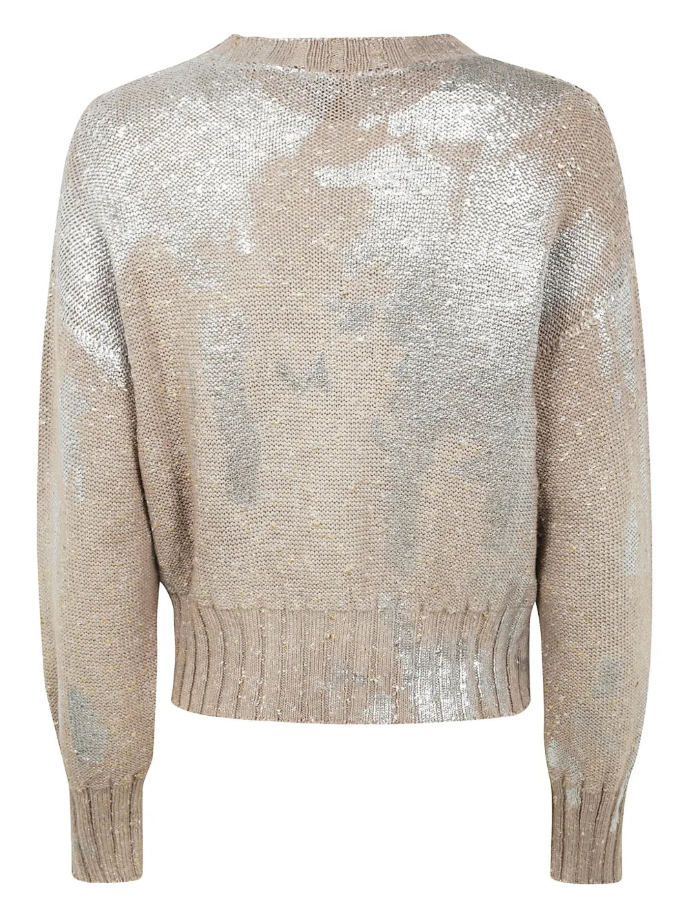 Metallic Pullover Sweater