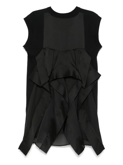 Layer-Detail Mini Dress
