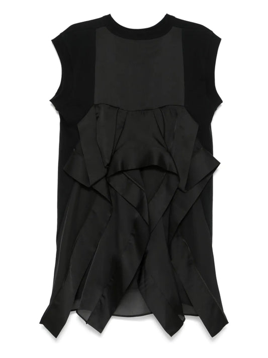 Layer-Detail Mini Dress