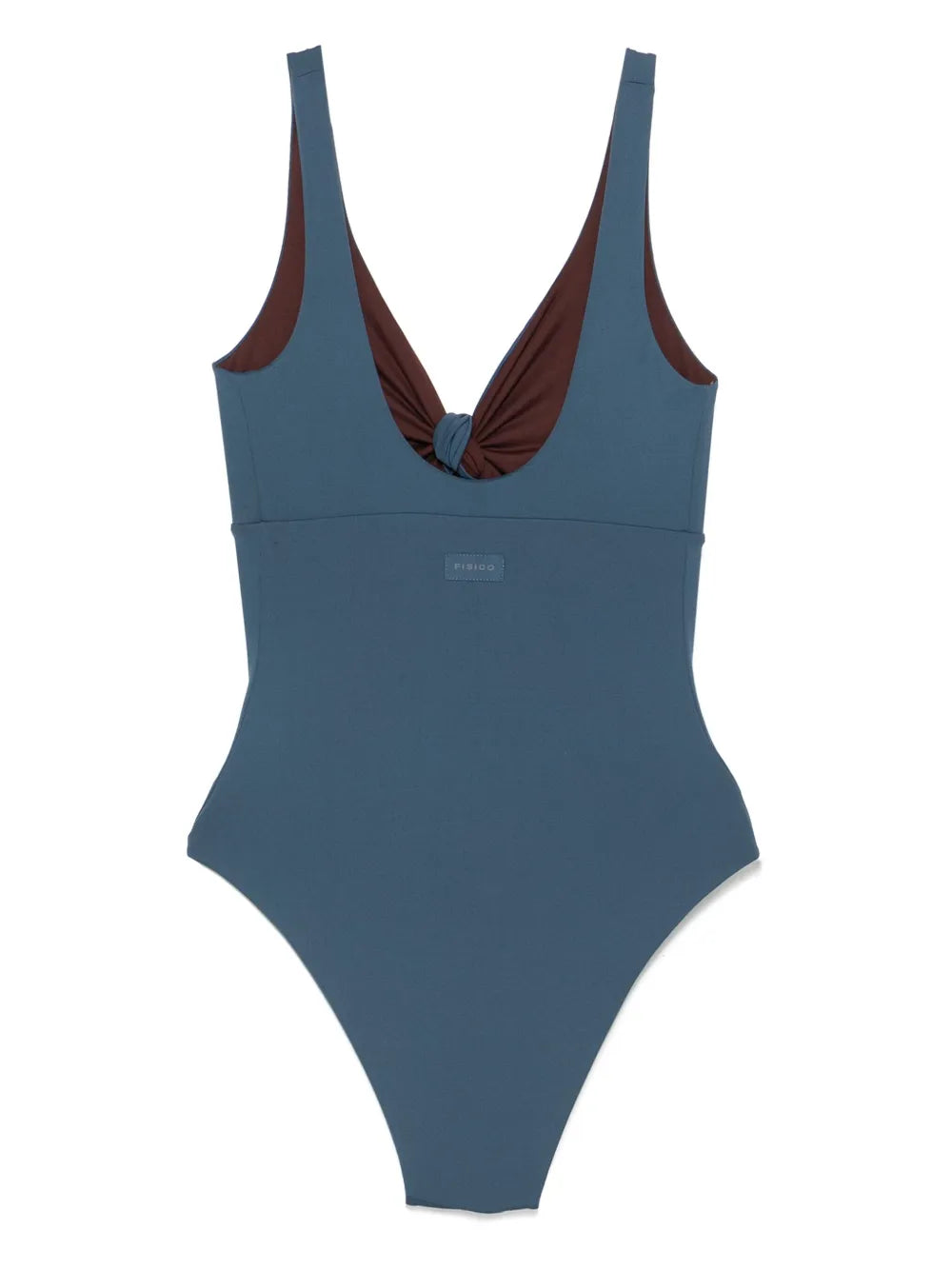 Draped-Detailing Swimsuit